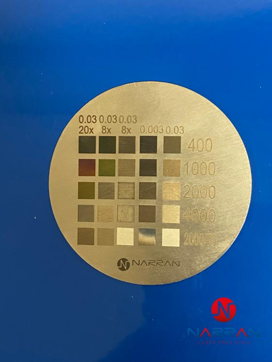 Laser markings and engravings