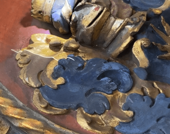 Laser removal of dust deposit