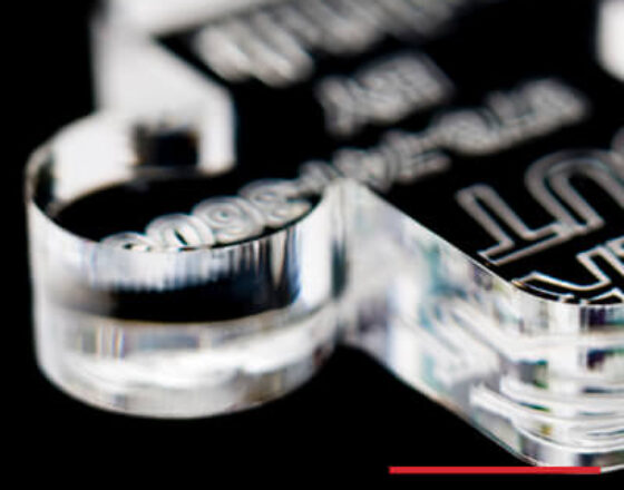 Acrylic cutting using laser