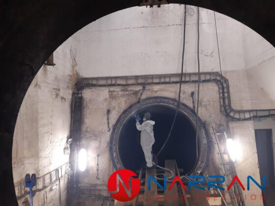 Laser cleaning water pipes