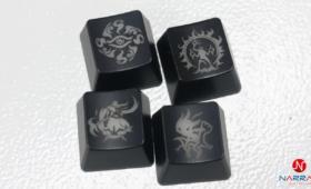 Plastic laser engraving